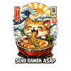 Ramen Kawaii Cat Anime