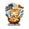Kawaii Cat Ramen Noodles Anime Cat