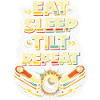 Pinball Pinball Player Eat Sleep Tilt