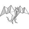 Geometric Dragon Origami