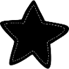 Stitched Star Outline