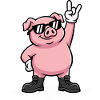 Rock Pig Heavy Metal Funny Gift