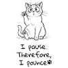 Pause & Pounce - Cat Lover Tee