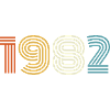1982 Geschenk 1982 Jahrgang 1982