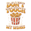 Chicken Wings Lover Snack Motif