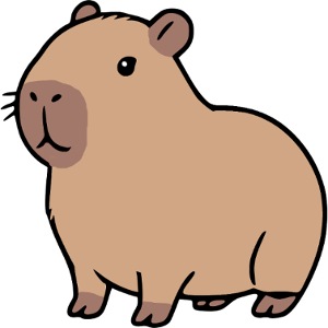 Maglietta capibara capibara