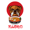 Japanese Ramen Bulldog Streetwear Design