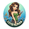 Sea Heroine Badge Motif