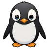 Cuddly Penguin Cartoon Cute