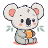 Koala Süße Kaffeetasse