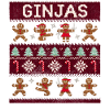 Ginjas Lebkuchen-Weihnachtspullover