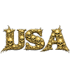 USA Skull Vine Gothic Logo
