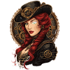 Steam Punk Schöne Frauen Steampunk