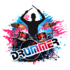 Drummer Power Splash Design 