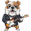 Bulldog Rock Leather Jacket