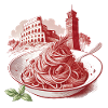 Roman pasta meets landmarks