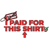 J’ai payé pour cette chemise