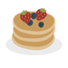 Berry Pancake Stack Artwork