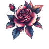 Night Rose Rose Motif