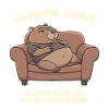 Capybara Sofa Legend Funny Relax Motif