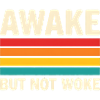 Awake, aber nicht woke Retro-Sonnenuntergangsdesign