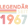 Legendary Since 1967 Man Birthday