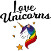 Regenbogen Einhorn Sternenzauber