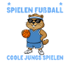 Groundhog - Garçons cool jouant au basket