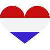 Netherlands heart flag