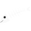 Fish White Herringbone Gift Angler