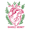 Doodle Heart Doodle Drawing