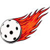 Floorball , Feuerball Sticker