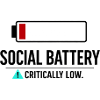 Social Battery: Critically empty