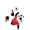 Hopp Schwiiz Football Panda