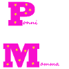 Pony-Mama rosa mit Sternen