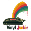 Vinyl Junkie Retro Turntable Design