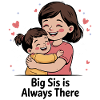 Tender Big Sister Embrace