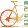 Bike Silhouette Gradient Design
