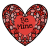 Be Mine Intricate Heart Mosaic