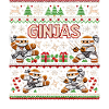 Ginjas Lebkuchen-Weihnachtspullover