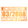 18th Birthday Limited Edition - ꝏ Supply 03/2008