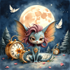 Night Fairy with Lunar Wings