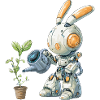 Usine d’arrosage pour lapins robots
