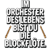 Orchester des Lebens Blockflöte Design