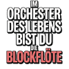 Orchester des Lebens Blockflöte Design