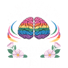 Mental Health Rainbow Brain