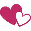 pink heart, pink gift, mother's day