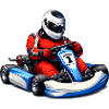Go-Kart Racer Illustration
