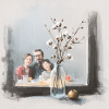 Family breakfast