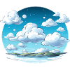 Sky clouds over the Archipelago